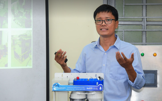Cựu sinh viên ĐH Bách khoa Hà Nội công bố công nghệ lọc siêu tinh khiết