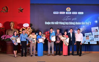 Trao giải cuộc thi viết Vòng tay Công đoàn lần thứ 2