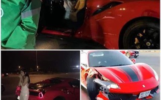 Siêu xe Ferrari 488 va chạm với xe máy, một người tử vong