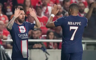 Diện mạo trái ngược của Messi và Mbappe