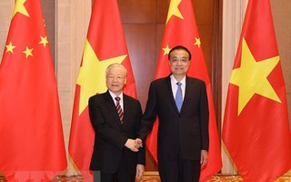 Tổng Bí thư Nguyễn Phú Trọng hội kiến Thủ tướng Trung Quốc Lý Khắc Cường