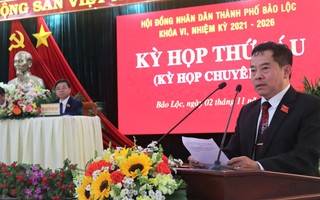 Ông Nguyễn Văn Phương được bầu làm chủ tịch TP Bảo Lộc