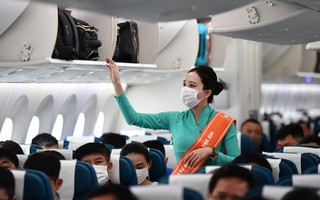 Bất ngờ trên chuyến bay "Tô cam bầu trời" của Vietnam Airlines