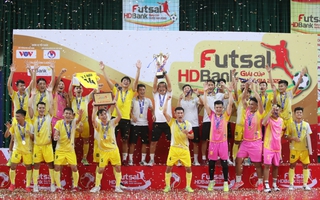 CLB Thái Sơn Nam tiếp tục trở thành "cựu vương" giải futsal quốc nội
