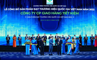 Giao Hàng Tiết Kiệm được vinh danh Thương hiệu quốc gia 2022