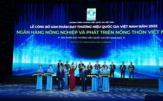 Agribank tự hào là Thương hiệu Quốc gia Việt Nam năm 2022