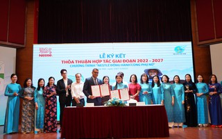 Nestlé Việt Nam và Hội Liên hiệp Phụ Nữ Việt Nam hợp tác giai đoạn 2022 - 2027