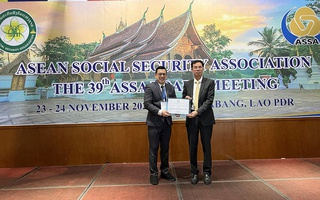 BHXH Việt Nam nhận giải thưởng của Hiệp hội An sinh xã hội ASEAN