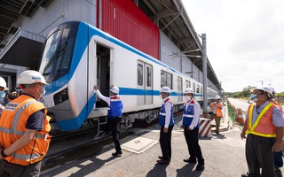 Ngày 21-12, tàu metro Bến Thành - Suối Tiên chạy thử nghiệm