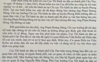 Vì sao Chi cục trưởng Chi cục THADS huyện Phong Điền không đến cơ quan?