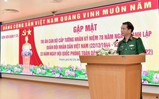 Bệnh viện Quân y 175 gặp mặt, tri ân cán bộ cấp tướng