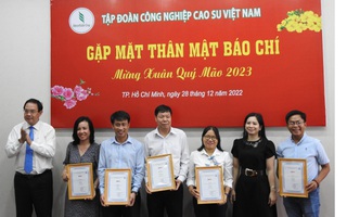 Báo Người Lao Động đoạt giải báo chí viết về ngành cao su Việt Nam