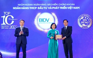 2 sản phẩm của BIDV nhận giải thưởng Tin Dùng Việt Nam 2022