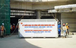 Triển khai thi công tuyến Metro số 1 đầu năm Nhâm Dần