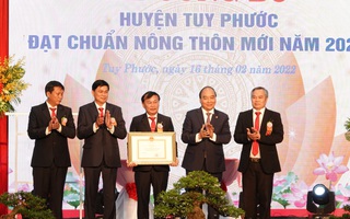 Chủ tịch nước: Huyện Tuy Phước - Bình Định cần đột phá hơn nữa trong phát triển
