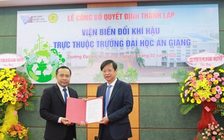 Thành lập Viện Biến đổi khí hậu tại Trường Đại học An Giang