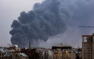 Khủng hoảng Ukraine: Nga không kích trước khi Tổng thống Mỹ phát biểu