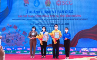 SCG xây dựng mô hình sân thể thao cộng đồng tại Bình Dương