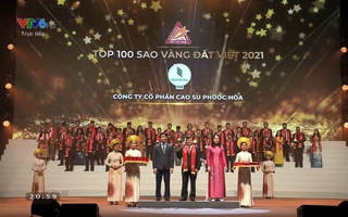 VRG “bội thu” giải thưởng Sao Vàng đất Việt