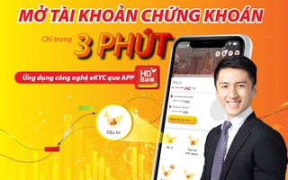 Đầu tư dễ dàng với tính năng mở tài khoản chứng khoán trên App HDBank