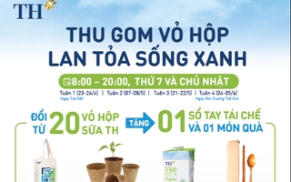 Tuần lễ Ngày Trái đất, mang vỏ hộp sữa đi đổi quà