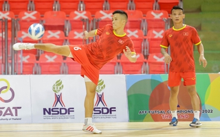 Tuyển futsal Việt Nam đã "nóng máy" cho Giải Đông Nam Á 2022