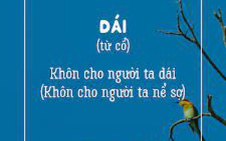 "Khôn cho người ta dái..."