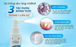 Xịt răng miệng Midkid vượt mục tiêu 1 triệu trẻ em Việt yêu thích