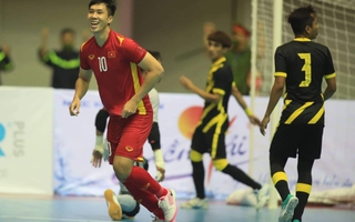 Thắng đậm Malaysia 7-1, tuyển Futsal Việt Nam dẫn đầu cuộc đua vô địch SEA Games 31