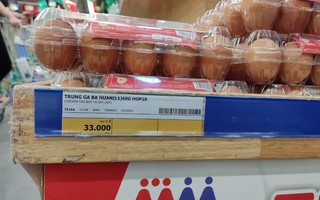 Giá trứng gà tăng lên mức 33.000 – 35.000 đồng/chục