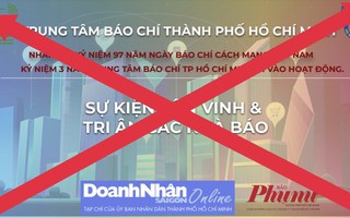 Trung tâm Báo chí TP HCM lên tiếng việc bị mạo danh kêu gọi tài trợ