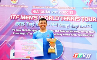 Thắng tay vợt Cộng hòa Czech, Lý Hoàng Nam vô địch Giải M15 Tây Ninh 2022