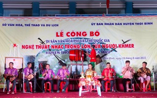 Vinh danh Nhạc Trống lớn của đồng bào dân tộc Khmer