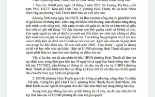 Bỏ rơi con trước nhà người khác với lời hứa "có điều kiện sẽ về nhận lại"