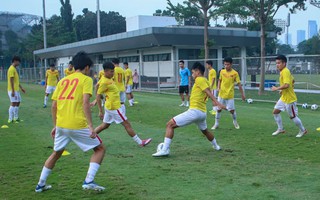 U19 Việt Nam tập sút 11 m để đấu Malaysia chiều nay