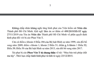 Ly kỳ số phận pháp lý của trùm ma túy tại TP HCM