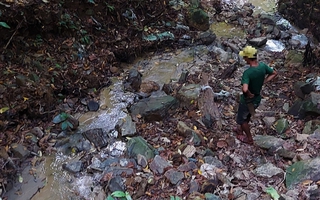 Rầm rộ khoét núi, phá rừng tìm vàng: UBND tỉnh Quảng Trị chỉ đạo "nóng"