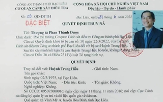 Đối tượng bị truy nã đặc biệt ra đầu thú