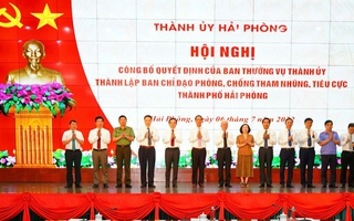 Bí thư Trần Lưu Quang làm Trưởng Ban chỉ đạo phòng chống tham nhũng, tiêu cực Hải Phòng