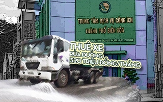 Ông giám đốc ung dung “ném tiền qua… sân sau”