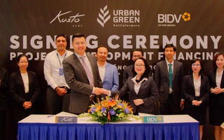 Kusto Home và ngân hàng BIDV tổ chức lễ ký kết tài trợ dự án Urban Green