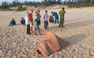 Phát hiện một thi thể tại bờ biển Quảng Nam