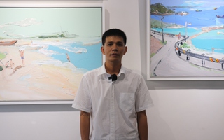 Miền ký ức qua "Bến quê" của họa sĩ Nguyễn Văn Tùng