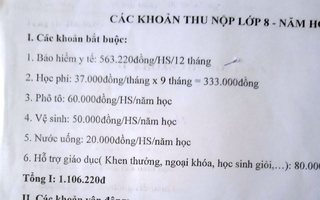 Ngăn chặn nạn lạm thu đầu năm học ở Gia Lai