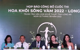 Thùy Tiên, Kim Duyên và Ngọc Châu làm giám khảo "Hoa khôi Sông Vàm 2022"