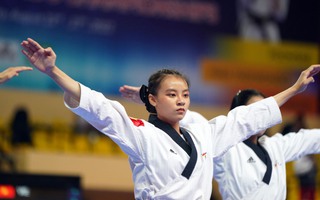 Ấn tượng các nữ võ sĩ nhí mở màn ngày hội Taekwondo châu Á 2022