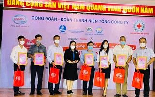 562 CBCNV SAMCO tham gia hiến máu tình nguyện