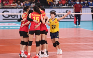 Hạ Đài Bắc Trung Hoa, tuyển Việt Nam vào bán kết bóng chuyền nữ châu Á