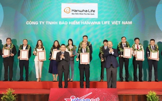 Hanwha Life Việt Nam đạt danh hiệu Tốp 10 Công ty Bảo hiểm uy tín năm 2022