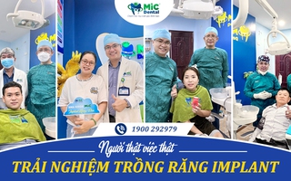 Trồng răng Implant - giải pháp công nghệ tối ưu tại MIC